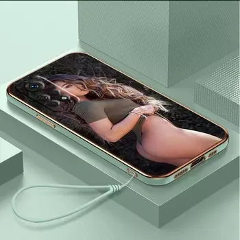 Роскошный чехол для телефона из ТПУ с ремешком для Xiaomi Redmi Note 10S 11S 12S 9 10 11 12 Pro 9T 10C 12C 13C чехлы A50 Sommer Ray Cover Redmi Note 4