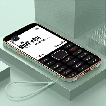 Роскошный чехол для телефона из ТПУ с ремешком для Huawei Y6P Y7 Y9 Prime 2019 Y9S Honor 70 90 Lite X7A X9A 5G, чехлы A45 с забавной ретро-кнопкой, художественный дизайн Honor X7A 5G