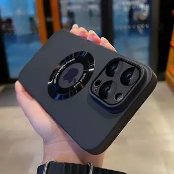 Роскошный чехол для телефона Magsafe с беспроводной зарядкой для iPhone 15 14 13 12 11 Pro Max Plus, матовый магнитный чехол For iPhone 12Pro Max