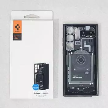 Роскошный чехол для телефона с чип-элементами из технологии для Samsung Galaxy S25 S24 S23 S22 Ultra Plus с магнитной беспроводной зарядкой и высококачественным чехлом For Samsung S24 Ultra чёрный