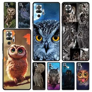 Роскошный чехол для телефона с милой совой и мультяшной девушкой для Xiaomi Redmi Note 12 11 10 Pro Plus 9S 9 8 7 9T 8T 9C 9A 5G K40, игровой чехол Redmi Note 12Pro 4G
