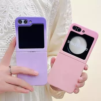 Роскошный чехол для телефона с рояльным лаком для Samsung Galaxy Z Flip 5 5G Z Flip4 Flip3 Z Flip5, модный тонкий твердый чехол с блестящим градиентом For Samsung Z Flip5 синий