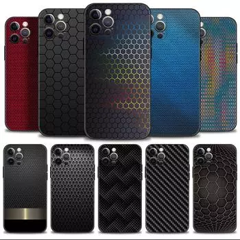 Роскошный чехол для телефона с текстурой углеродного волокна для Apple Iphone 14 13 12 11 Pro Max 13 12 Mini Xs Max Xr X 7 8 6 6s Plus For iPhone 6 6S Plus