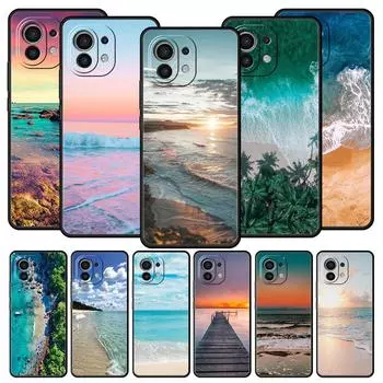 Роскошный чехол для телефона Sea blue Sky beach для Xiaomi 12T Pro 12 13 11 Ultra Mi Note 10 Lite 10T 5G 11X Pro 11T 9T, мягкий силиконовый чехол Poco M3