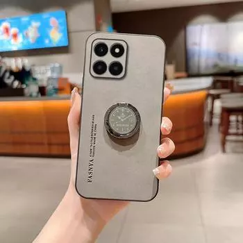 Роскошный чехол для телефона Xiaomi 14T Pro из овчины, защита объектива камеры, противоударный чехол с кольцом-держателем, подставка для Mi 13T 12T 11T Pro XIAOMI 14T чёрный