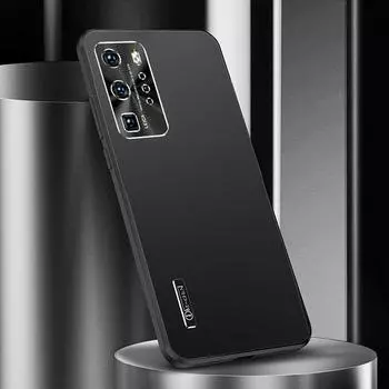 Роскошный чехол из алюминиевого сплава для Samsung Galaxy S25 S24 S23 Ultra S22 S21 Plus, металлический магнитный защитный чехол для камеры For Samsung S23 чёрный