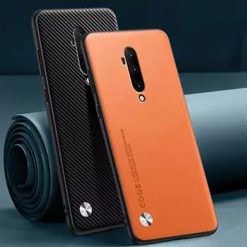 Роскошный чехол из искусственной кожи для OnePlus 7T Pro, задняя крышка, матовый силиконовый противоударный чехол для телефона с полной защитой для OnePlus 7T 7TPro For OnePlus 7T Pro белый