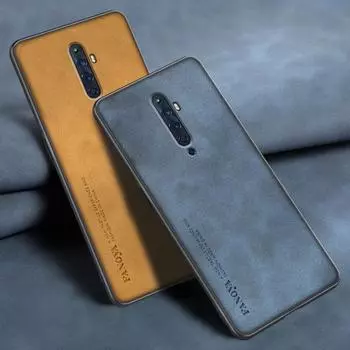 Роскошный чехол из искусственной кожи для OPPO Reno 2 Z 2Z 2F, матовый силиконовый защитный чехол для телефона OPPO Reno 10X Zoom Reno2 ZF Coque Reno чёрный