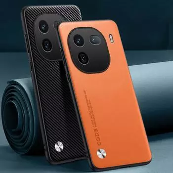 Роскошный чехол из искусственной кожи для Vivo iQOO 12 Pro 12Pro, задняя крышка, матовый силиконовый защитный чехол из ТПУ для телефона Vivo iQOO 12 5G iQOO12 For iQOO 12 чёрный