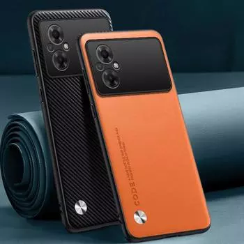Роскошный чехол из искусственной кожи для Xiaomi Poco M5, матовый силиконовый противоударный защитный чехол для телефона Poco M5S M5 S PocoM5 Coque For Poco M5S матовый черный