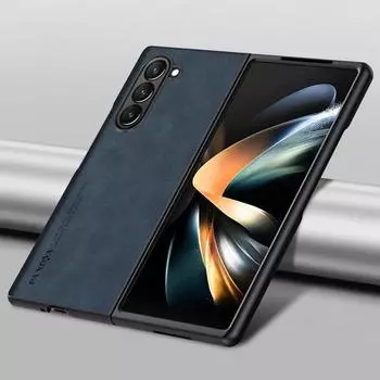 Роскошный чехол из овчины для Samsung Galaxy Z Fold SE, матовый силиконовый защитный противоударный бампер для Samsung W25 Zfold SE Fold6 5 4 W25 SM-W9025 серый