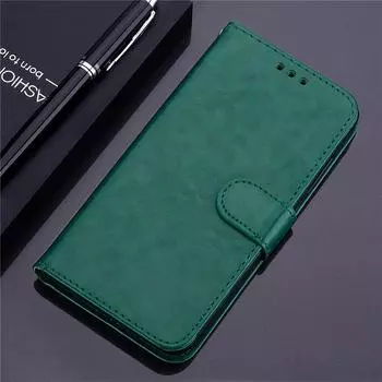 Роскошный чехол-книжка-кошелек из искусственной кожи для Xiaomi Redmi Note 9 10 11s 9C 10C 9A 9T Mi 11 Lite Poco M4 Samsung Galaxy A12 M12 Apple iPhone 13 Pro Max iPhone 5/5S/SE(2016) чёрный