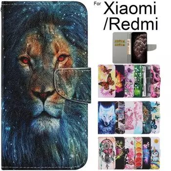 Роскошный чехол-кошелек с откидным держателем для карт для Xiaomi Mi 11 11T 10T Pro Lite POCO M3 X3 Pro Redmi 10 9 9A 9C 9T 8 Note 10 10S 9 9T 9S 8 8T 7 Pro чехол Xiaomi Mi 11T