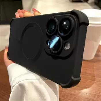 Роскошный чехол Magsafe с беспроводной зарядкой для iPhone 15 14 13 12 Pro Max Plus, мягкий жидкий силиконовый магнитный противоударный чехол-бампер iPhone 15 Pro Max белый