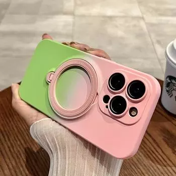 Роскошный чехол Magsafe с градиентом беспроводной зарядки для iPhone 11 12 13 14 15 Pro Max Plus, чехол-бампер с магнитным кронштейном For iPhone 14Plus