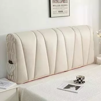 Роскошный чехол на изголовье кровати из технической ткани, универсальный утолщенный стеганый чехол на голову кровати, прикроватный пылезащитный чехол W120xH70cm