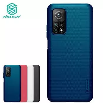 Роскошный чехол Nillkin для телефона Xiaomi Mi 10T Pro K30S, жесткий противоударный чехол из ПК с суперматовым экраном Xiaomi Mi 10T 5G чёрный