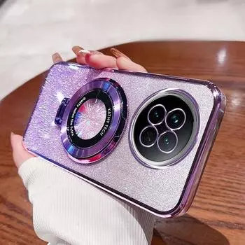 Роскошный чехол-подставка с градиентным блеском для Redmi Note14Pro 14 14ProPlus 13Pro 14C 13C 12 10C A5 Мягкий чехол для POCO X6 F7 X7Pro Redmi Note14 4G