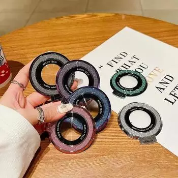 Роскошный чехол-подставка с магнитным кольцом Magsafe для iPhone 15 Pro Max 14 13 12 S24 S23 Ultra, чехол-держатель для телефона, аксессуары