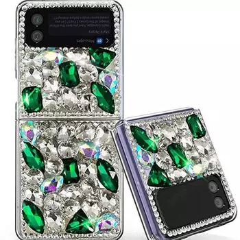 Роскошный чехол-подвеска с бриллиантами для OPPO Find N2 Flip/Samsung Z Flip 5 3 Z раза 4 S23 S22 S21 Ultra S10 A54 A13 A23 A33 A53 A52/Redmi 10 9 9A 9T oppo Find N2 Flip белый