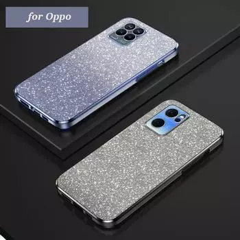 Роскошный чехол Realme11 с градиентным блестящим покрытием для Oppo Realme 11 8 9 Pro Plus 4G 5G Reno 10 8 9 7 Pro Plus, чехол reno 7 4g 5g Realme 11 5G синий