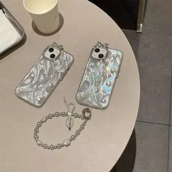 Роскошный чехол с бантом Aurora Diamond Pentagram для iPhone 15 Pro Max 14 Plus 13 12 Pro 11, универсальный защитный чехол от падения iPhone 15 Pro Max