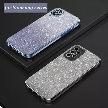 Роскошный чехол с градиентным блестящим покрытием A 50 30 70 для Samsung Galaxy A50 A70 A30 A20 A11 A15, чехол A50s A30s A20s A21s A7 A750 A50 синий