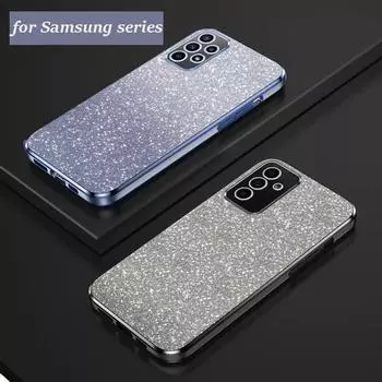 Роскошный чехол с градиентным блестящим покрытием A 34 A14 A 54 для Samsung Galaxy A54 A34 A14 A24 A13 4g 5g A04s a05s m32, чехол a54 a34 A04 синий