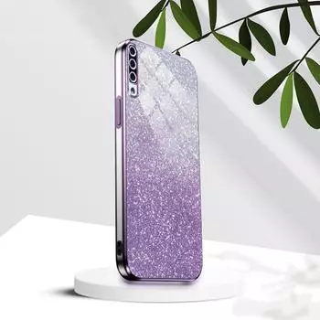 Роскошный чехол с градиентным блестящим покрытием A 50 70 30 20 для Samsung Galaxy A50 A70 A30 A20s A55 A35 A11, силиконовая задняя крышка A50s A30s Galaxy A20S розовый