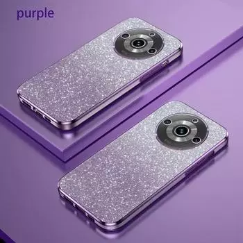 Роскошный чехол с градиентным блестящим покрытием для Oppo Realme 11 Pro Plus, модный женский мягкий силиконовый протектор, задняя крышка Realme11 11pro Realme 11 Pro чёрный