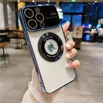 Роскошный чехол с покрытием Magsafe, чехол для телефона с магнитным кругом для iPhone, чехол с беспроводной зарядкой 11, 12, 13, 14 Pro Max Plus For iPhone 11 Pro