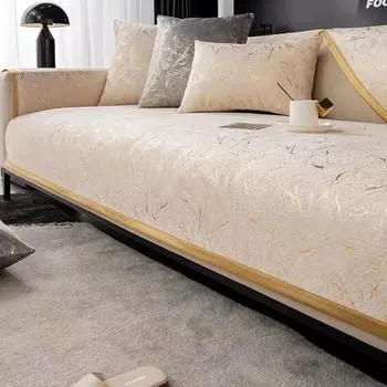 Роскошный черный чехол для дивана, полотенце, нескользящий чехол для дивана, подушка, чехол для гостиной, многоразмерный шенилл, защитная пленка для мебели 70x70cm 1pcs