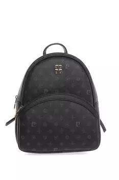 Роскошный черный рюкзак с монограммой Original Pierre Cardin