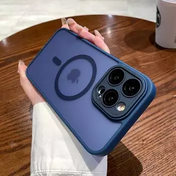 Роскошный деловой матовый прозрачный чехол Magsafe для iPhone 14 Pro Max 13 12 11 Pro Max 14 Plus Camear Protection Жесткая задняя крышка из ПК For iPhone 12 Pro