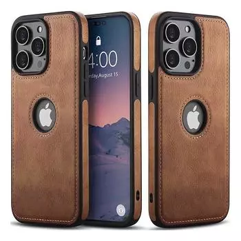 Роскошный деловой винтажный мягкий кожаный чехол для телефона для IPhone 15 14 13 12 11 Pro Max Mini X XS XR 7 8 Plus Samsung S22 S23 Противоударный защитный чехол iphone 13pro фиолетовый