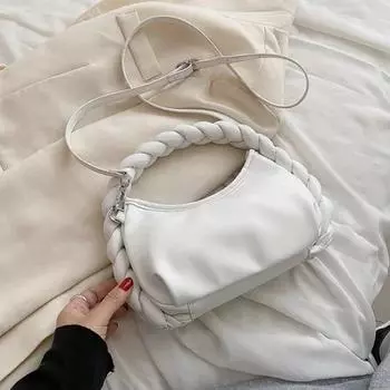 Роскошный дизайн, женская сумка-хобо, плиссированная, милого цвета, сумка под мышкой, маленькая сумка и сумки, сумка на плечо