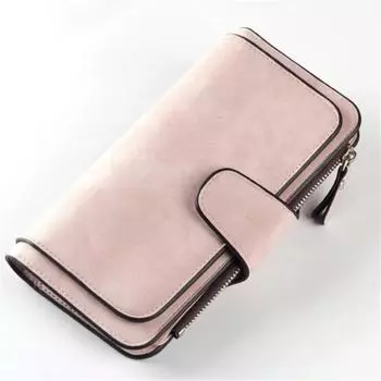 Роскошный дизайнерский женский кошелек, новый длинный, тройной, многофункциональный клатч для хранения карт, женский кошелек для монет и карт