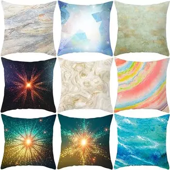 Роскошный домашний декор наволочка с геометрическим космическим узором наволочка для подушки для гостиной диван наволочка 40x40cm