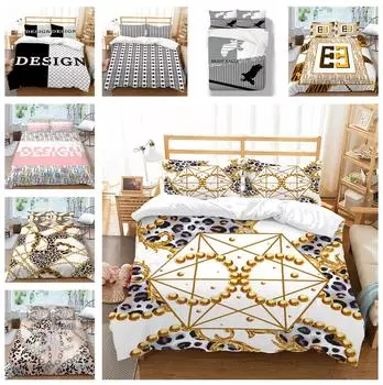 Роскошный домашний комплект постельного белья, одеяло и наволочка, односпальная двуспальная кровать AU King, полноразмерное постельное белье для спальни, украшение дома Baby 100x135cm