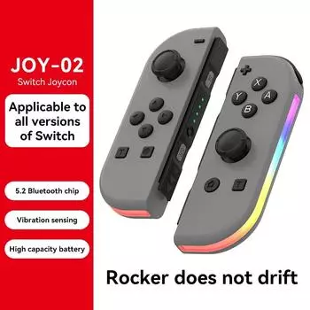 Роскошный джойстик Switch для Nintendo Switch Oled Lite L/R Joy Controller с двойной вибрацией Cons RGB LED 5.2 BT Gamepad для ПК YUZU