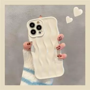 Роскошный гальванический чехол для телефона с волнистым узором для iPhone 11 12 13 14 15 Pro Max, мягкий силиконовый чехол-бампер с конфетами For iPhone 13Pro