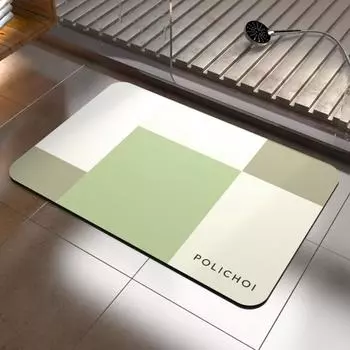 Роскошный каменный коврик для ванной, коврики для ног, впитывающий диатомит, коврик для ванной, противоскользящий коврик для комнаты, туалетный коврик, быстросохнущий коврик для двери 40cmx60cm