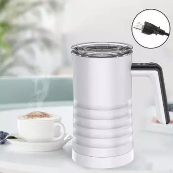 Роскошный комплект для приготовления молочной пены и подогревателя для изысканных напитков чёрный