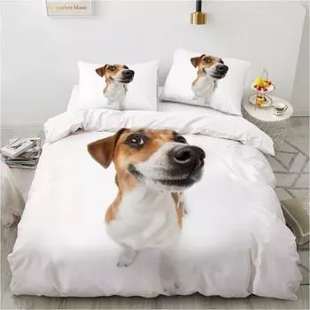 Роскошный комплект постельного белья 3D Европа Queen King Double Пододеяльник Постельное белье Удобное одеяло/покрывало Постельный комплект животное Лечь 200x200cm