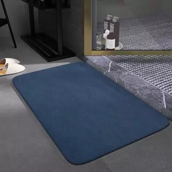 Роскошный коврик для ванной из цельного куска ткани, впитывающий ковер для ванной комнаты, быстросохнущий, мягкий, противоскользящий коврик для ног, коврик для душа, массажный коврик для двери 40cmx60cm