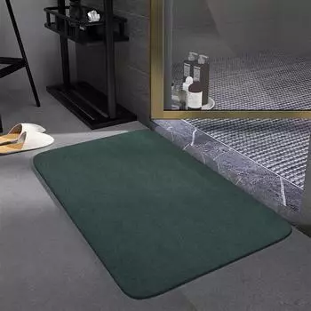 Роскошный коврик для ванной из твердого диотомита, впитывающий коврик для ванной, противоскользящий коврик для ног, быстросохнущий коврик для туалета, массажная подушка для душа 40cmx60cm