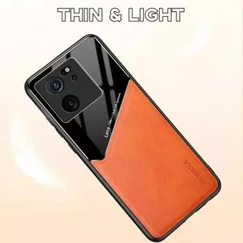 Роскошный кожаный автомобильный магнитный защитный чехол для Xiaomi Mi 14 13T 12 11 Lite 5G NE 12X 12T 11T Pro 11i защитный противоударный защитный чехол Xiaomi 14 Pro чёрный