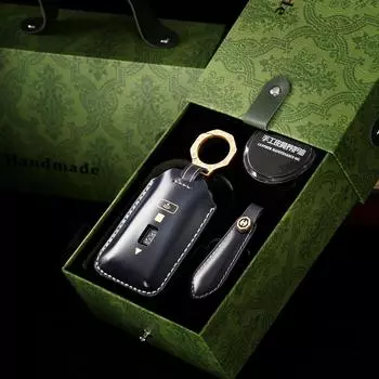 Роскошный кожаный чехол для автомобильного ключа для Rolls-Royce Cullinan, Phantom, Ghost
