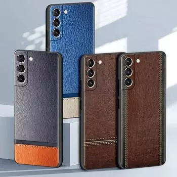 Роскошный кожаный чехол для Samsung Galaxy S22 S21 Ultra S20 FE S10 S9 S8 Plus Note 20 10 Lite, черный мягкий чехол для телефона Samsung Note 10 Lite