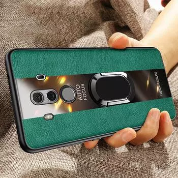 Роскошный кожаный чехол для телефона Huawei Mate 10 20 Lite 20X Mate 9 10 Pro, чехол с кольцом-держателем для Huawei Mate 20 30 40 Pro Plus Mate 9 красный